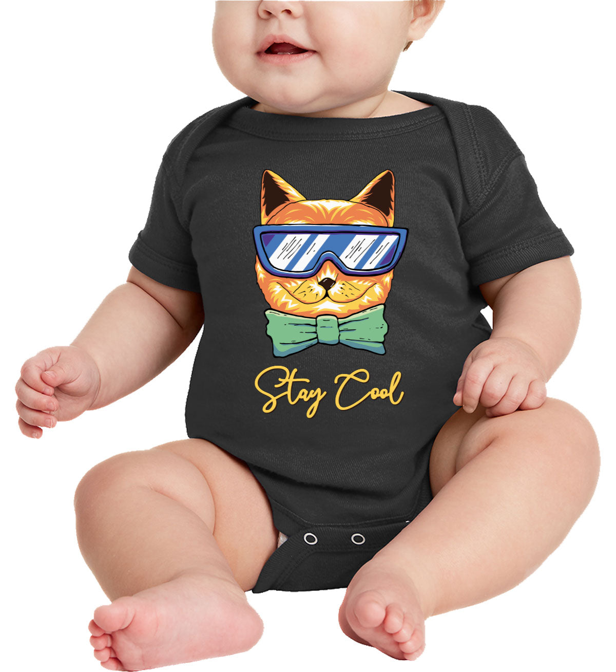 Cool Cat Baby Onesie