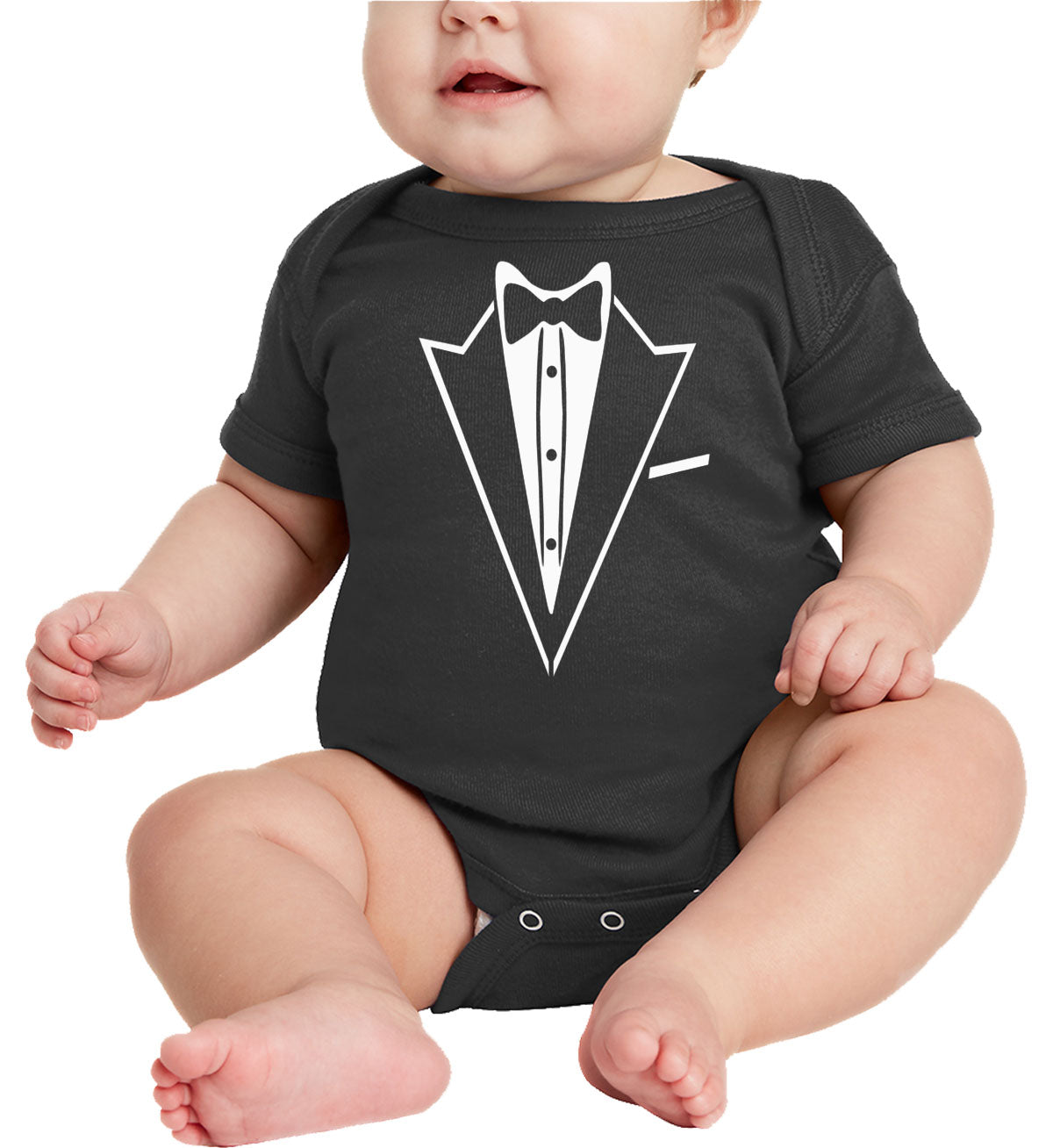 Baby Tuxedo Baby Onesie