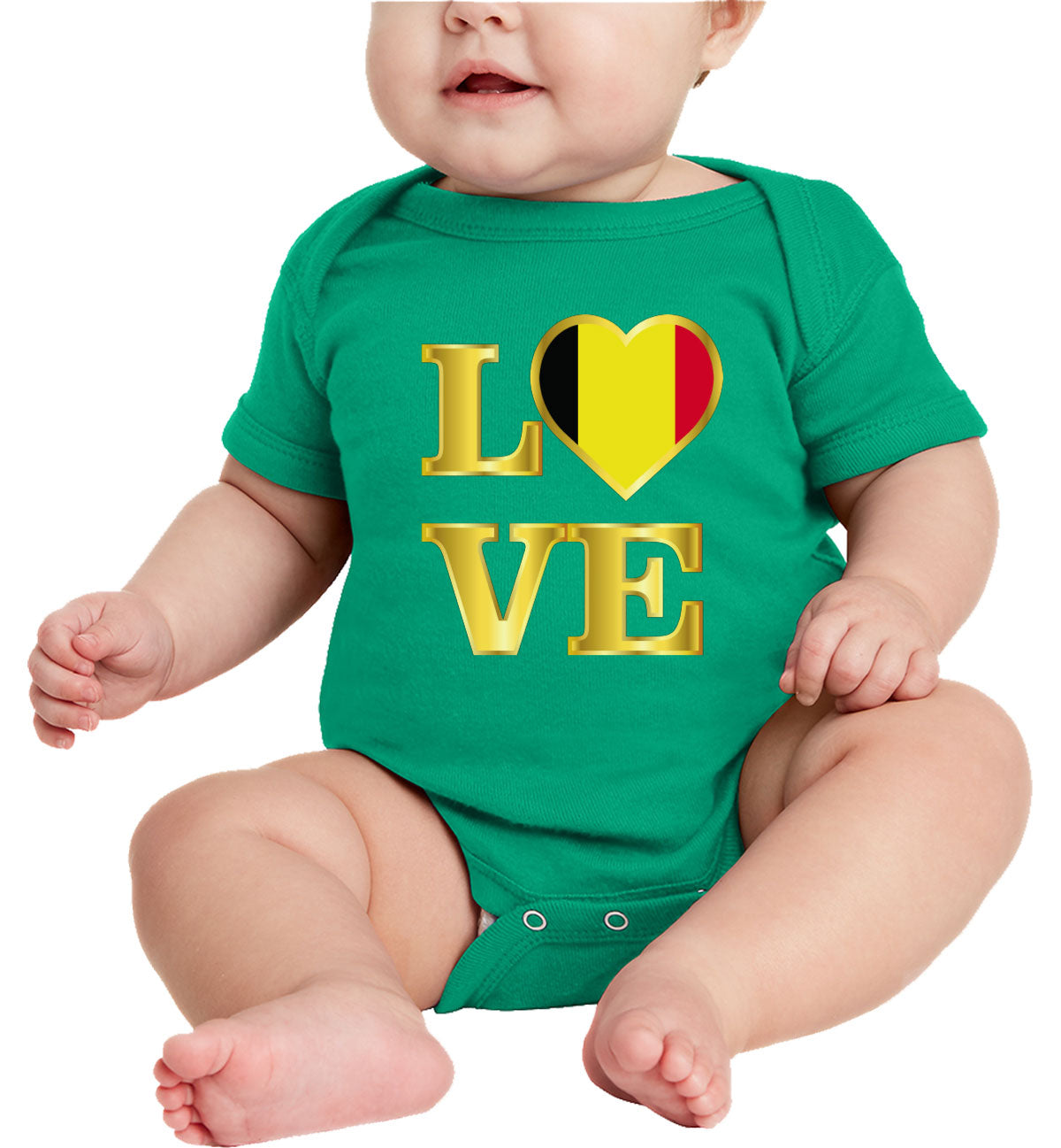 Belgium Love Baby Onesie