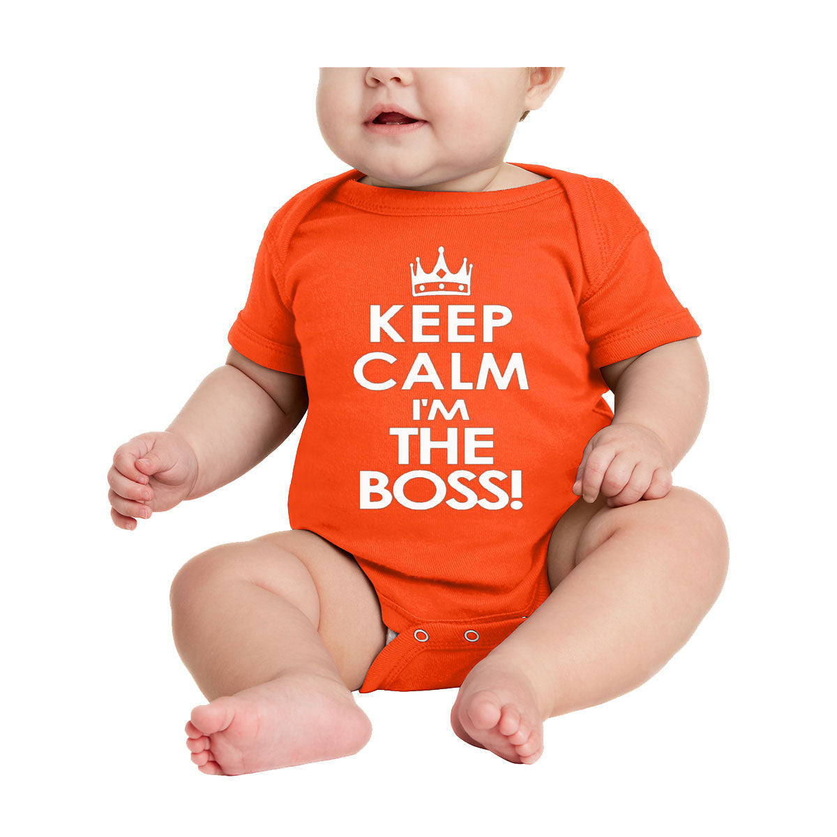 Keep Calm I'm The Boss Baby Onesie