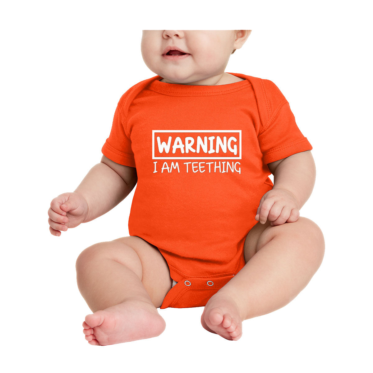 Warning I Am Teething Baby Onesie