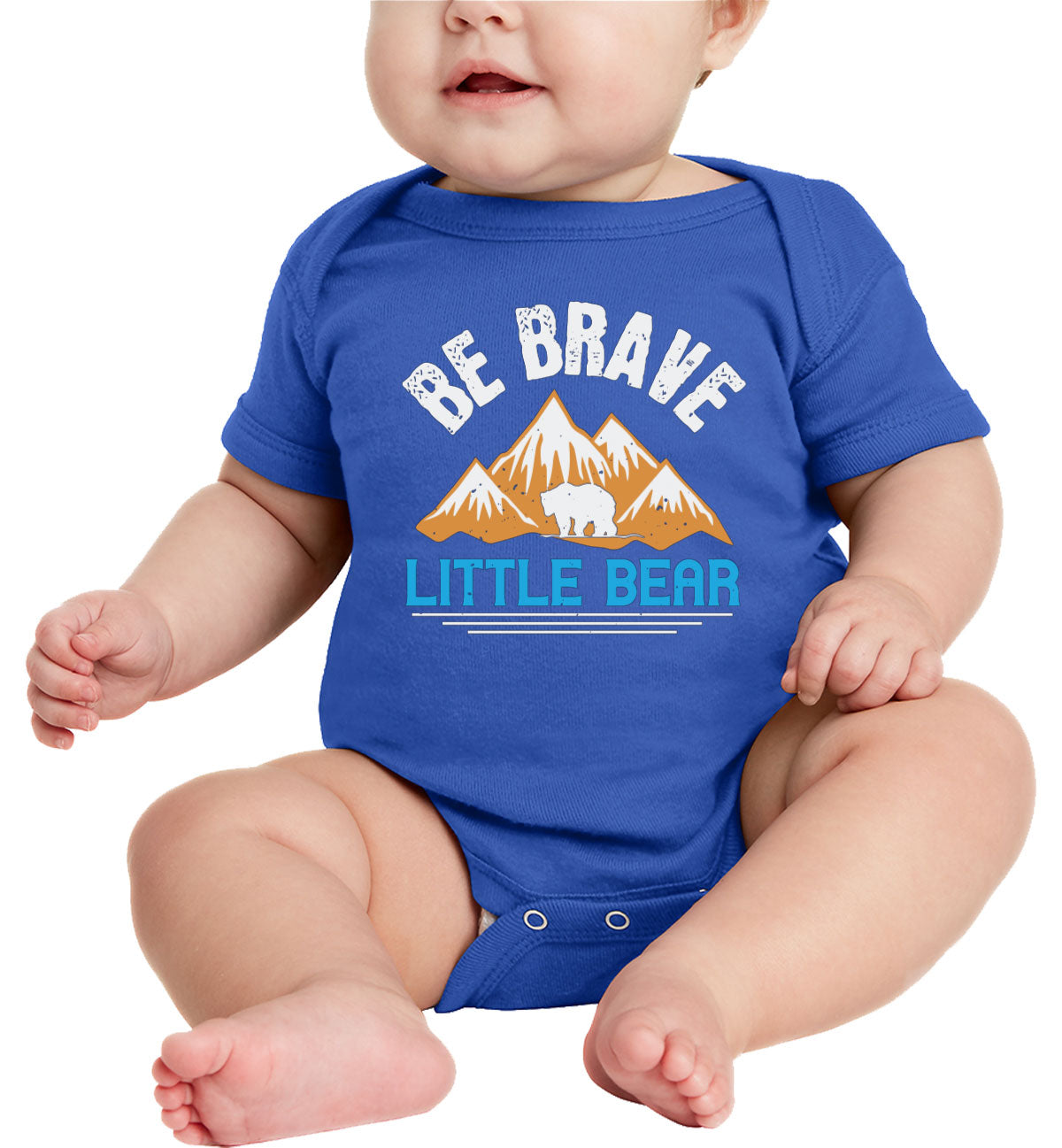 Be Brave Little Bear Baby Onesie