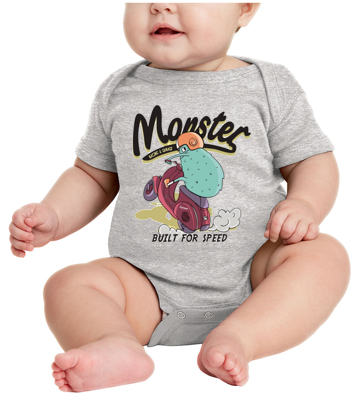 Racer Monster Baby Onesie