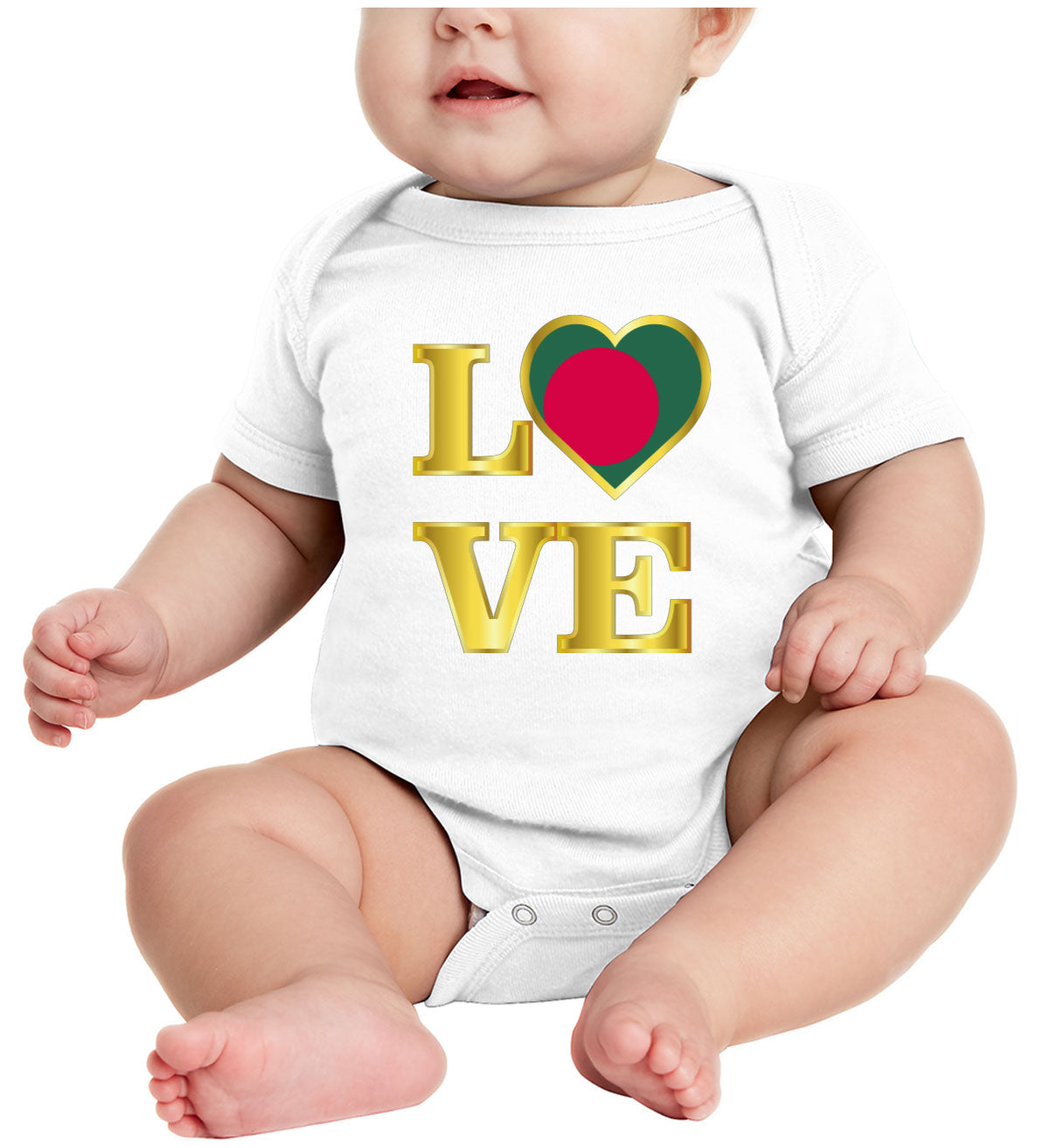 Bangladesh Love Baby Onesie