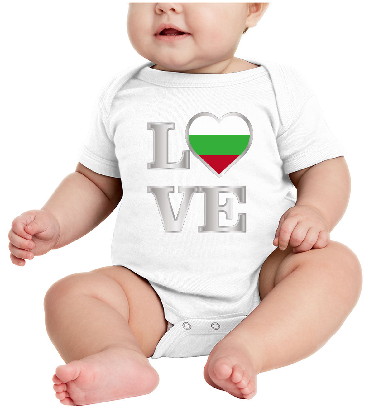 Bulgaria Love Baby Onesie