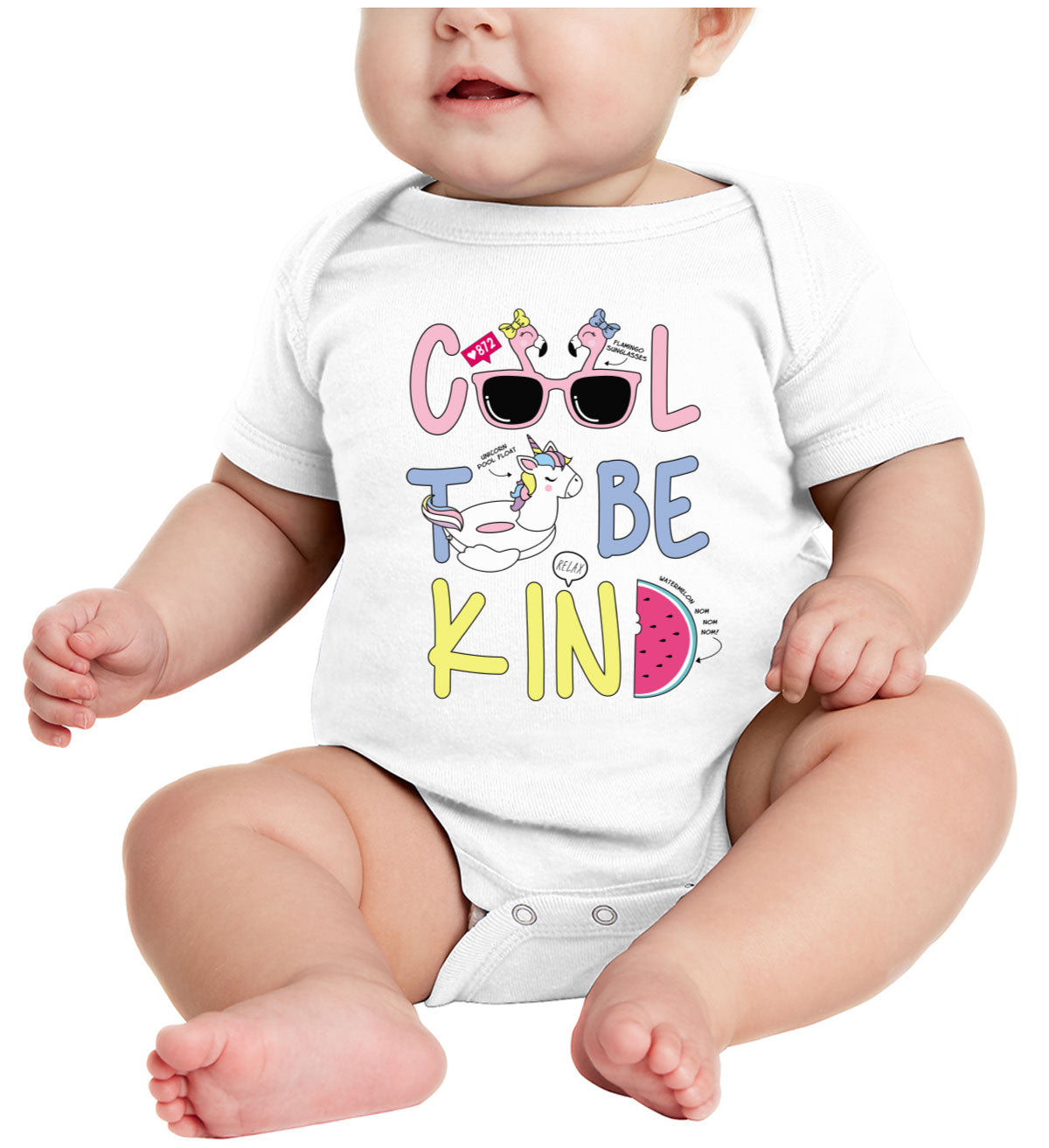 Cool To Be Kind Baby Onesie