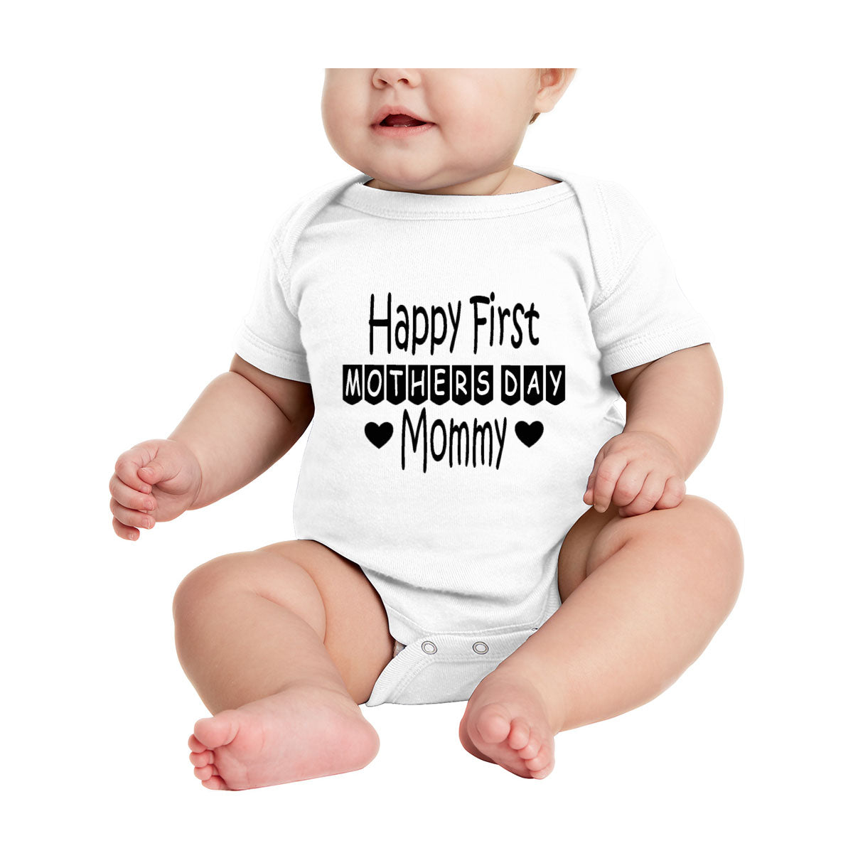 Happy First Mothers Day Baby Onesie