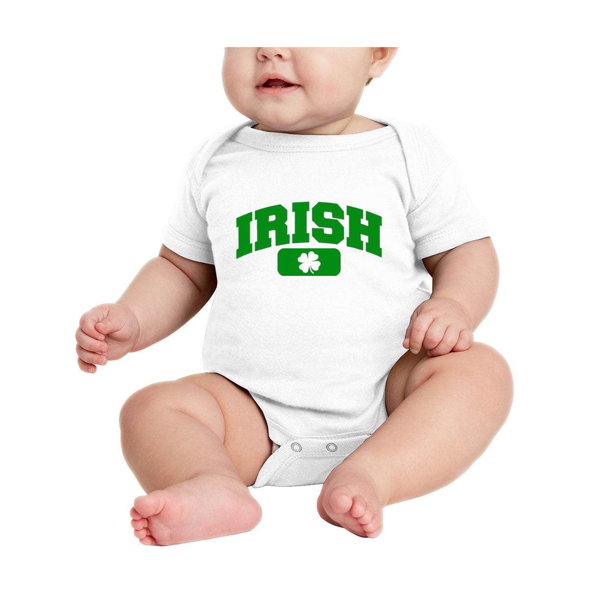 Irish Shamrock Baby Onesie