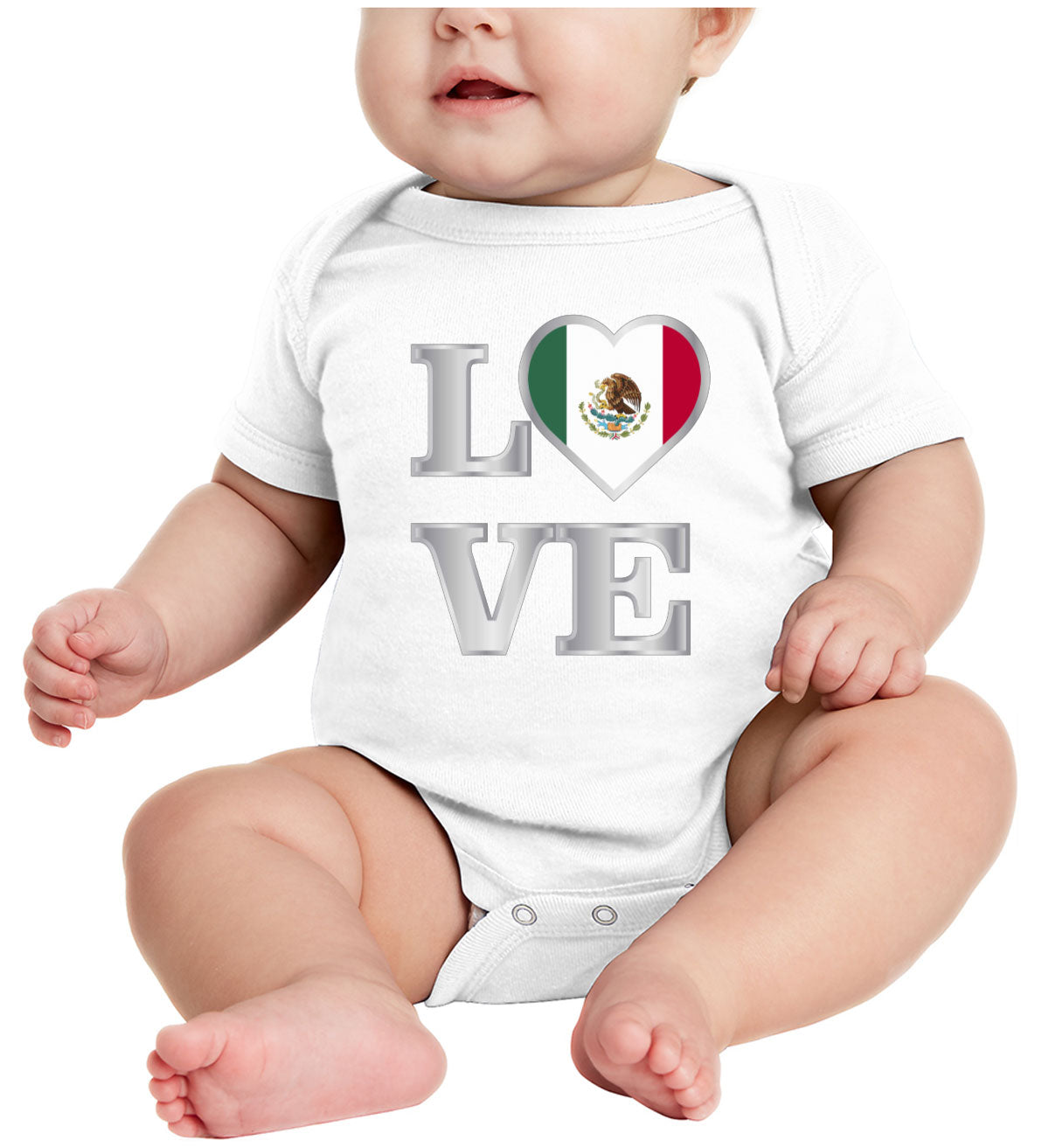 Mexico Love Baby Onesie