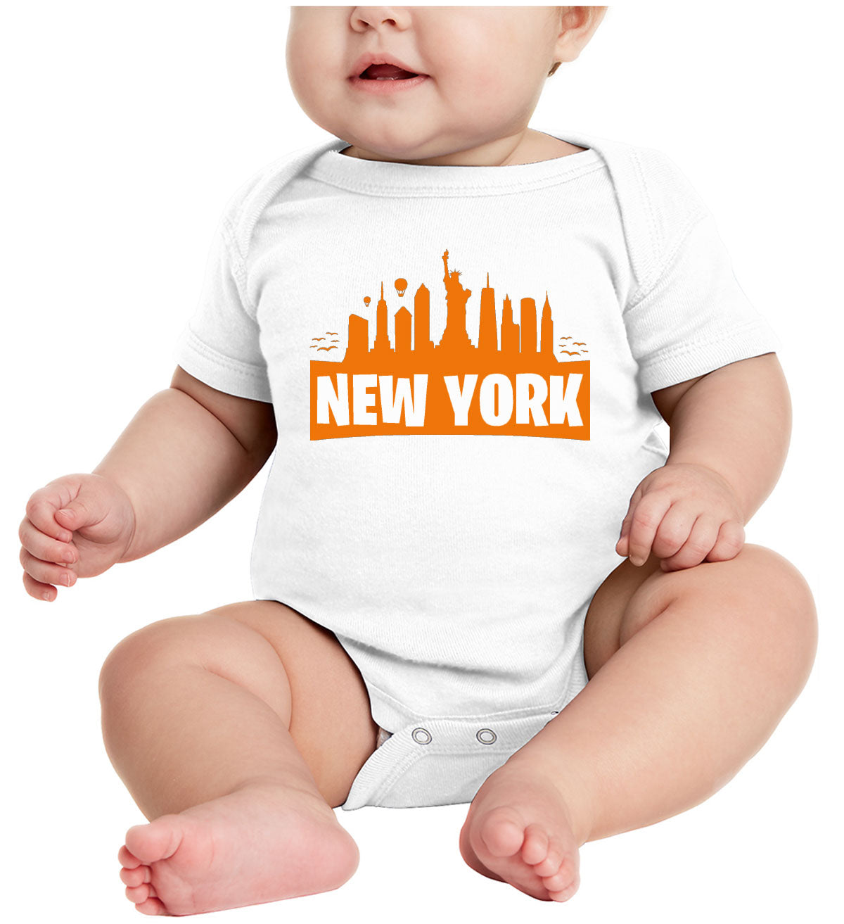 New York City Silhouette Baby Onesie