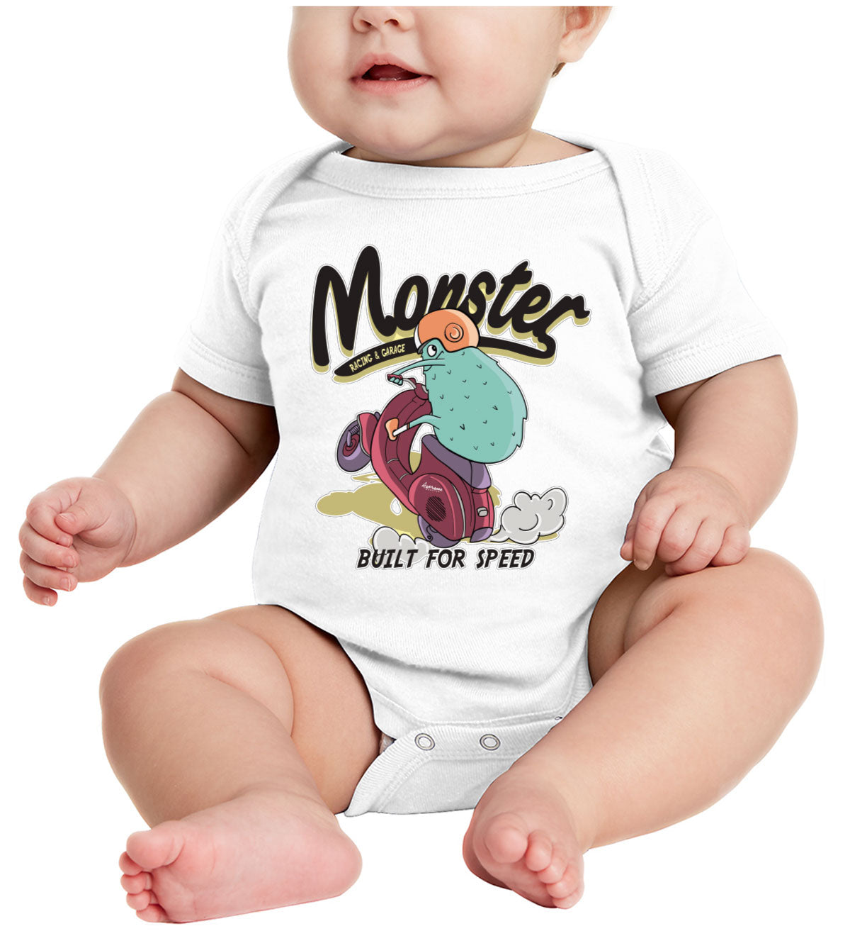 Racer Monster Baby Onesie