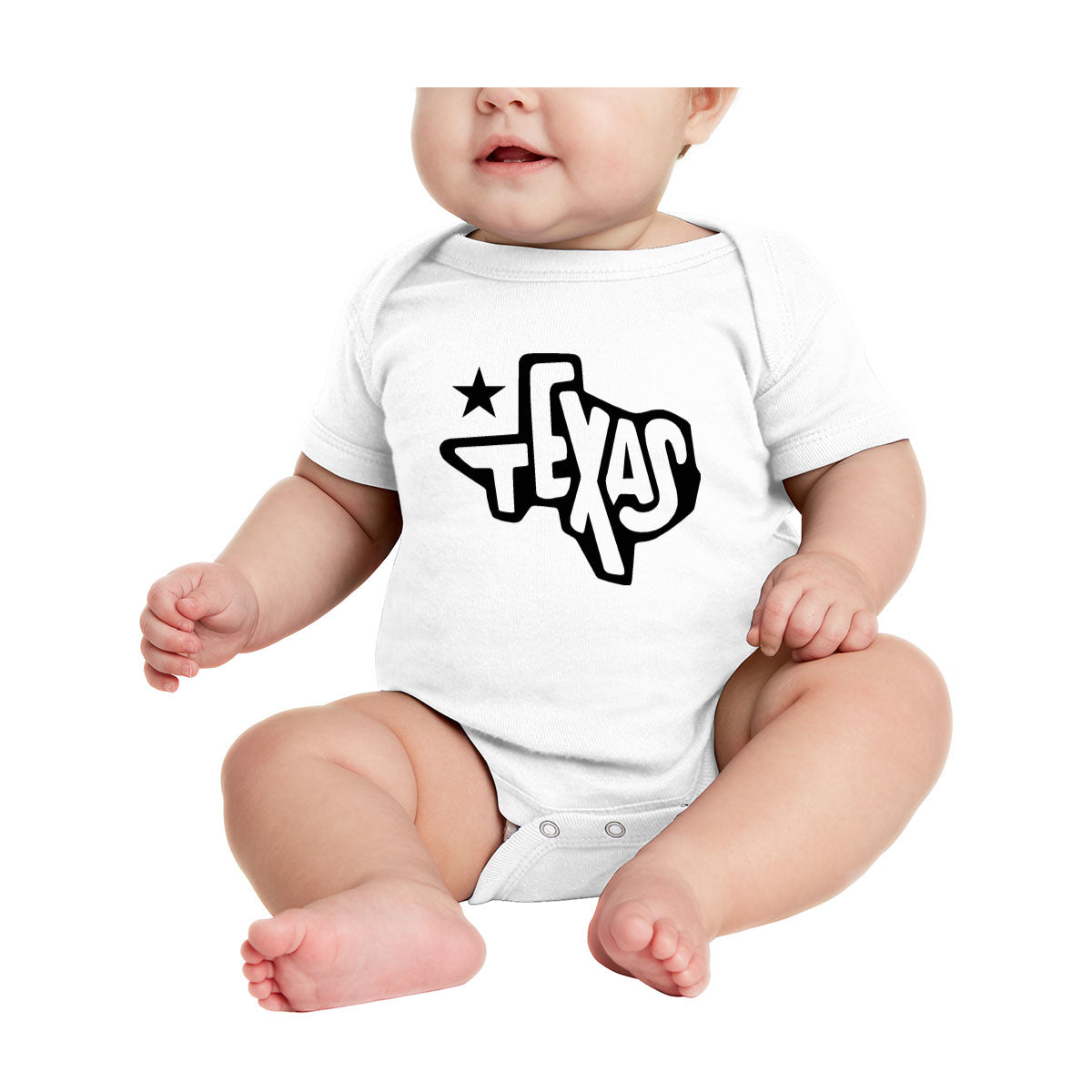 Texas Map Baby Onesie