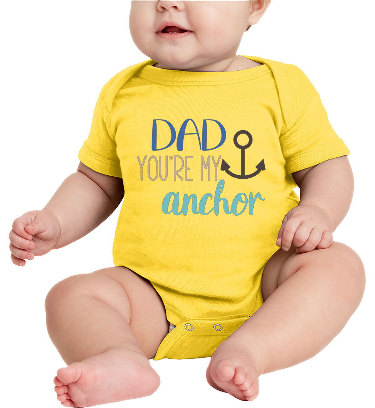 Dad You're My Anchor Baby Onesie