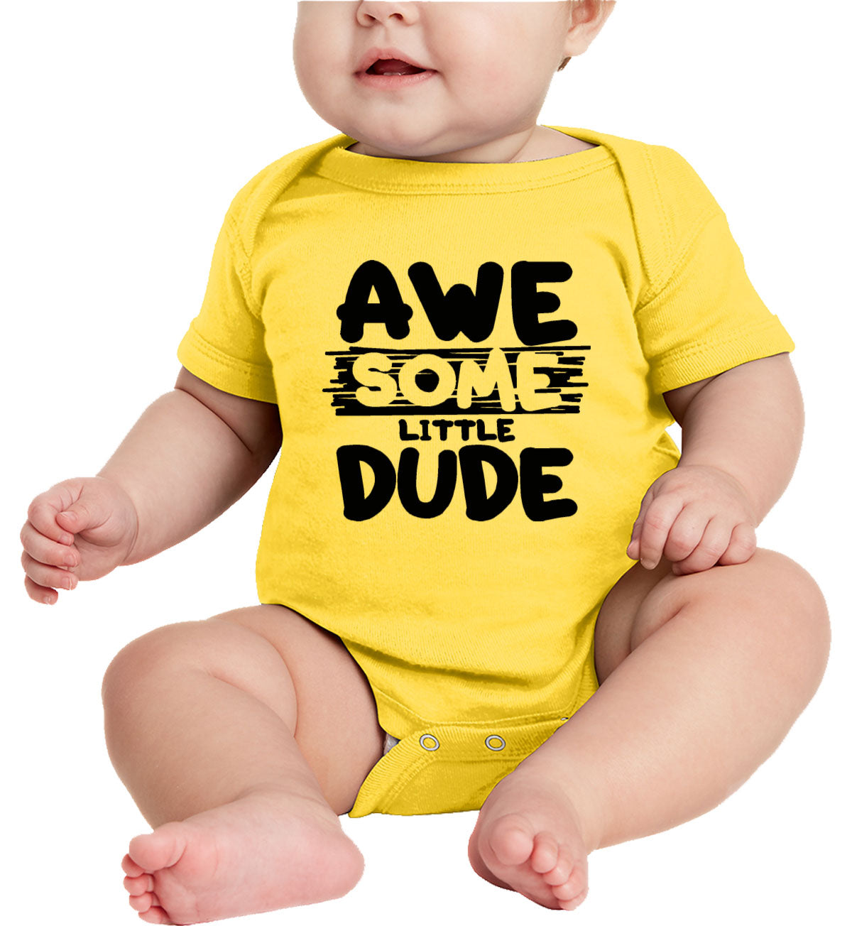 Awesome Little Dude Baby Onesie