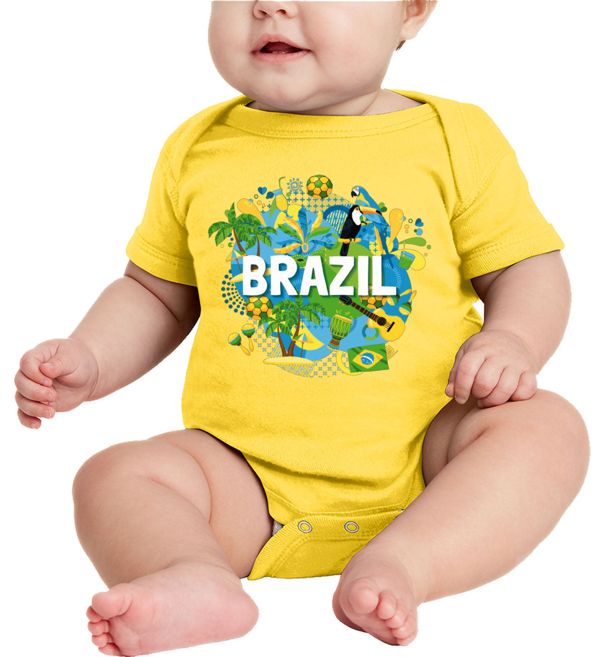 Brazil Baby Onesie