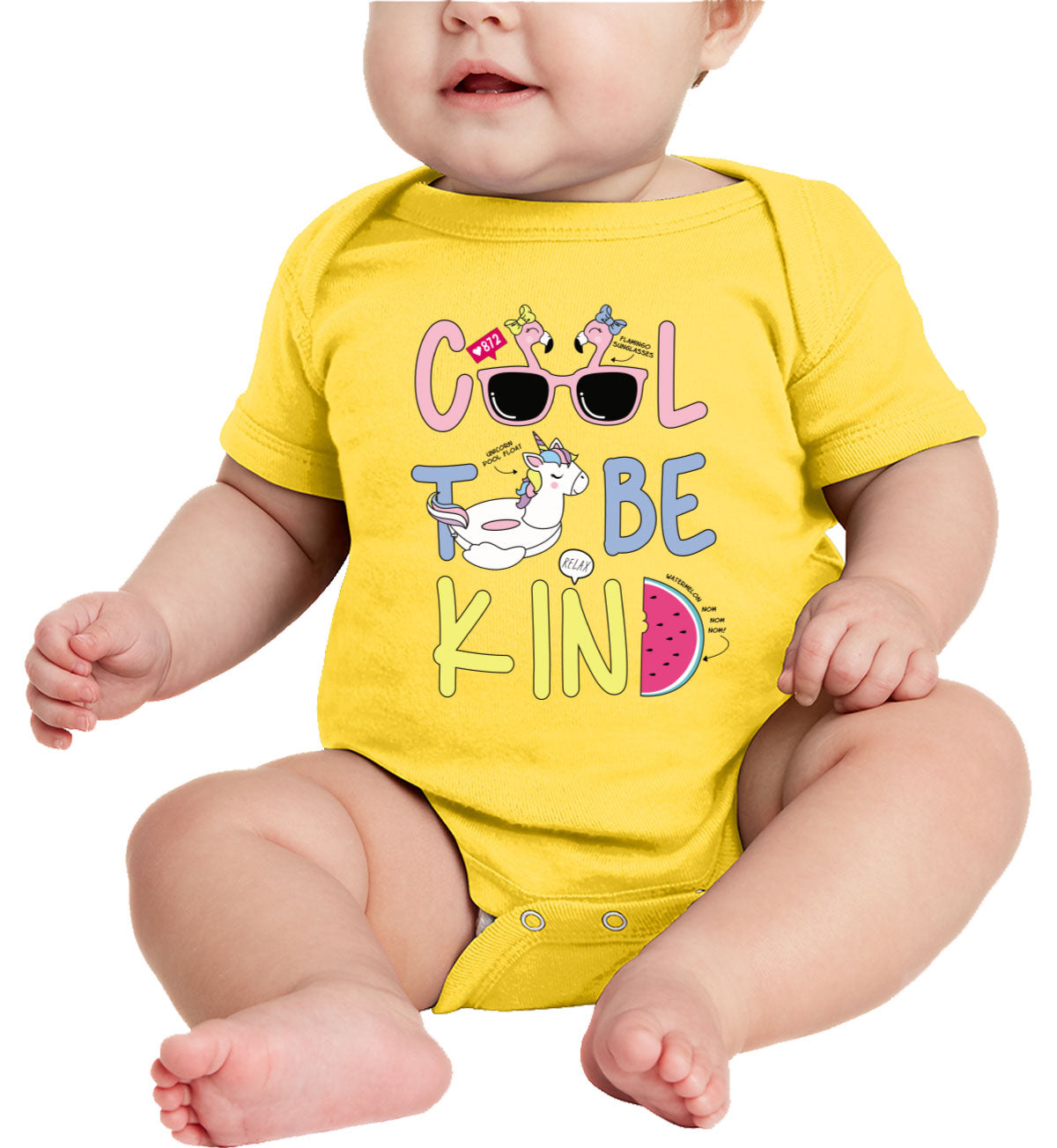 Cool To Be Kind Baby Onesie