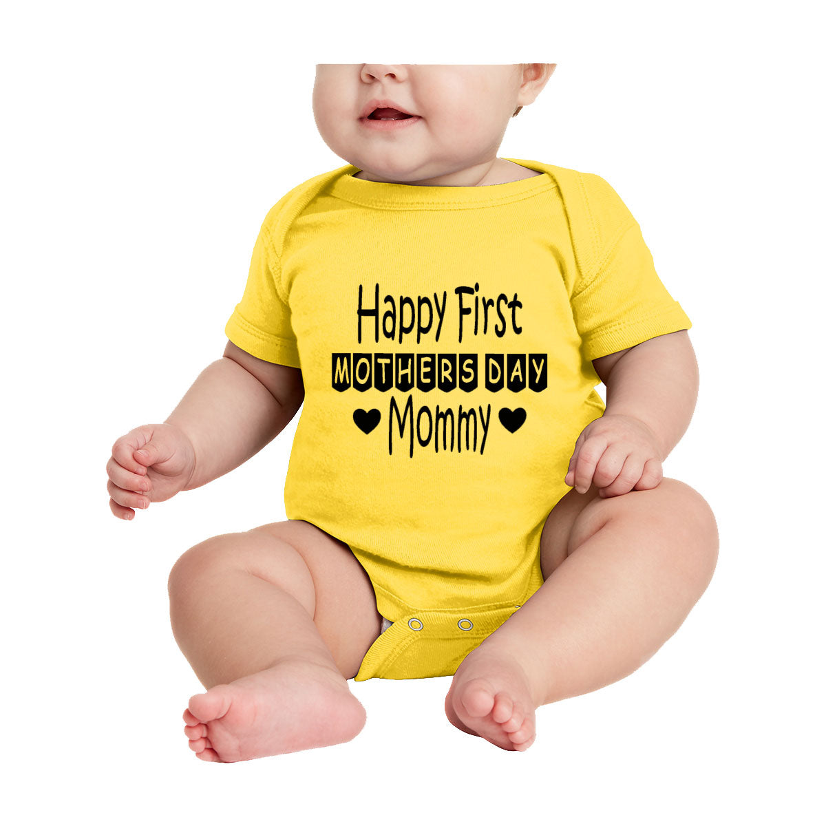 Happy First Mothers Day Baby Onesie