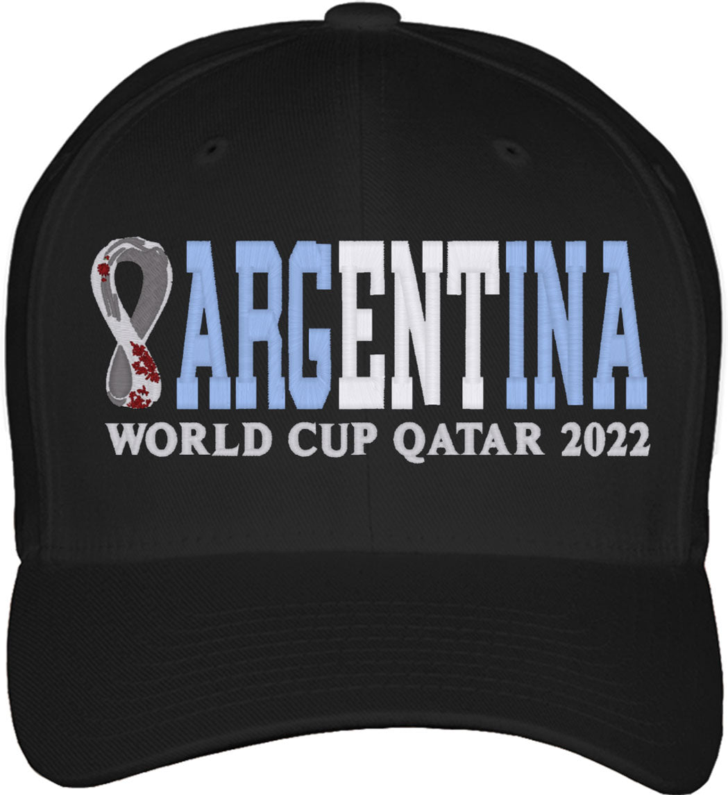 World Cup Argentina Fitted Baseball Cap