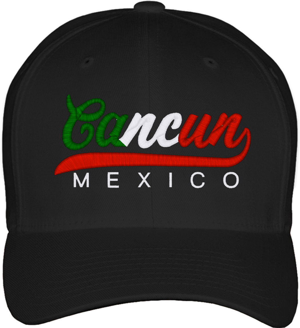 Cancun Mexico Fitted Baseball Cap