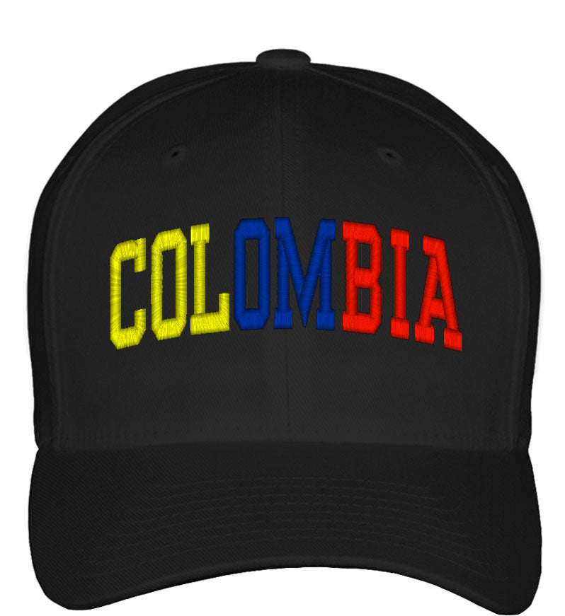 Colombia Fitted Baseball Cap
