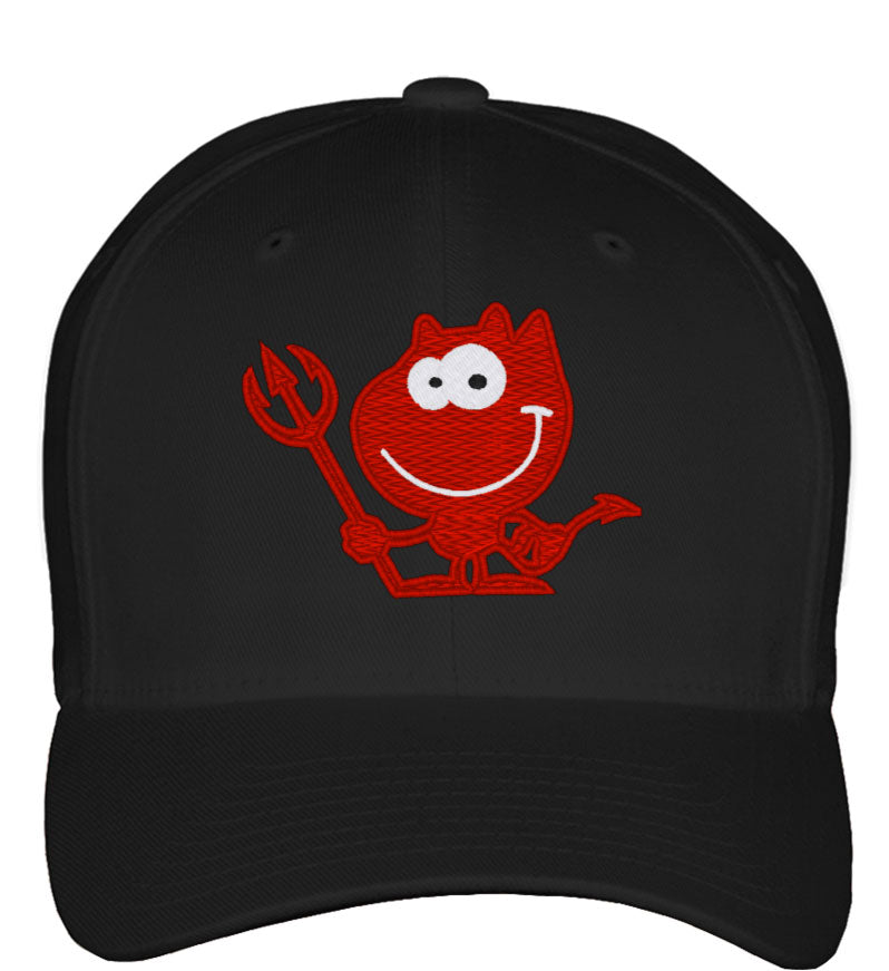 Cute Devil Fitted Baseball Cap