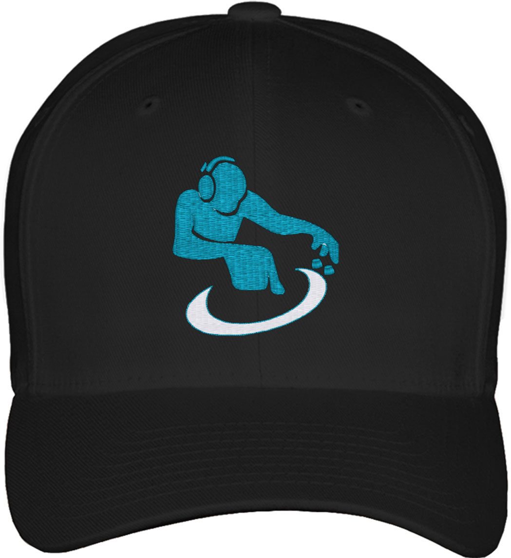 DJ Music Fitted Baseball Cap