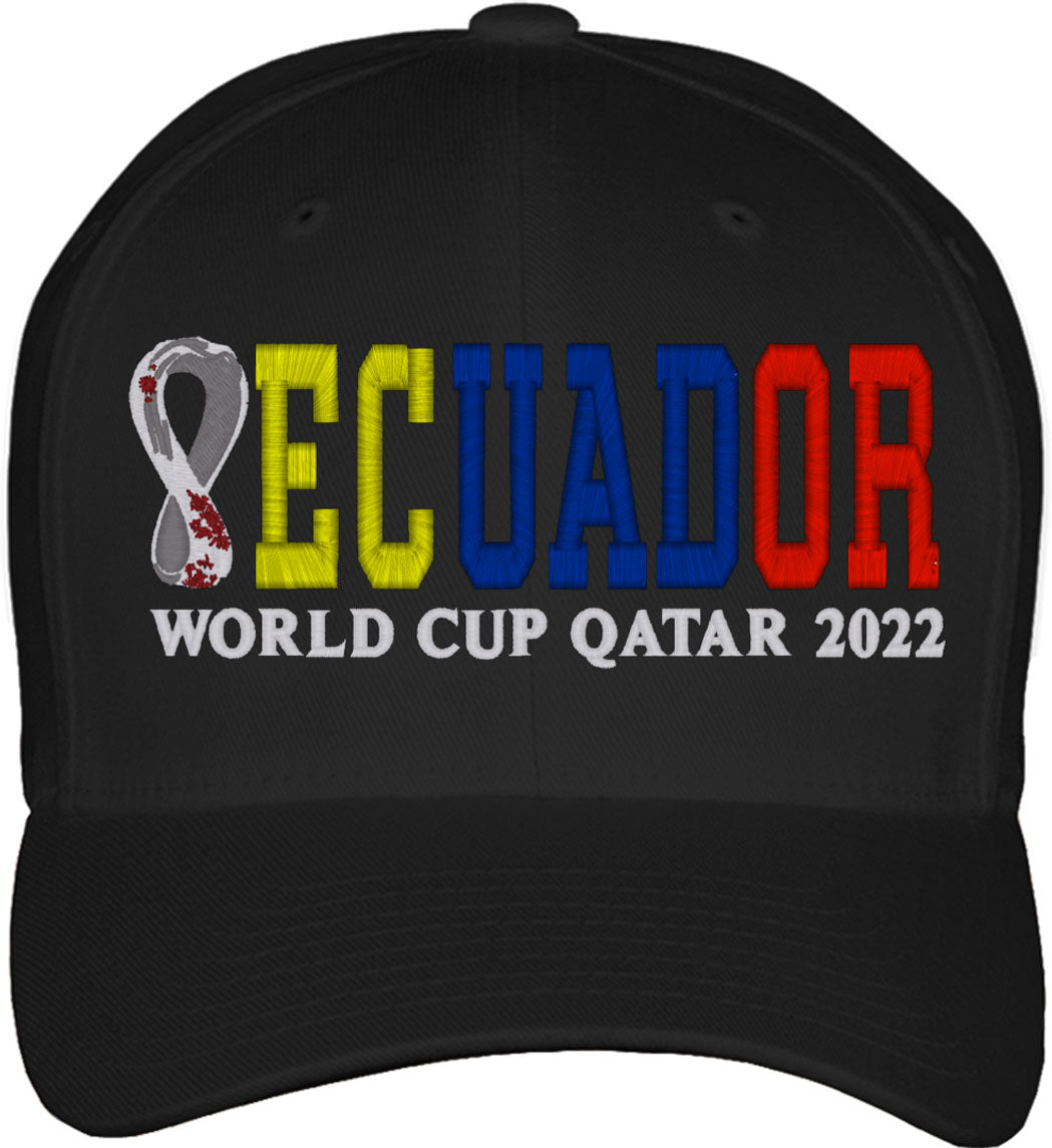 World Cup Ecuador Fitted Baseball Cap