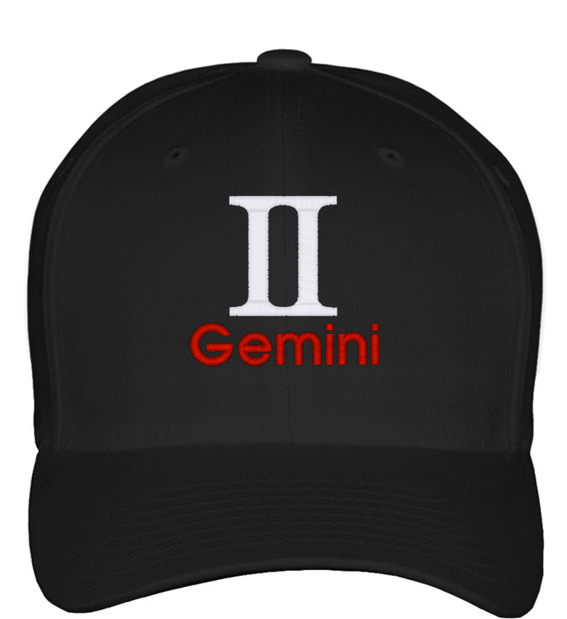 Gemini Zodiac Sign Horoscope Astrology Fitted Baseball Cap