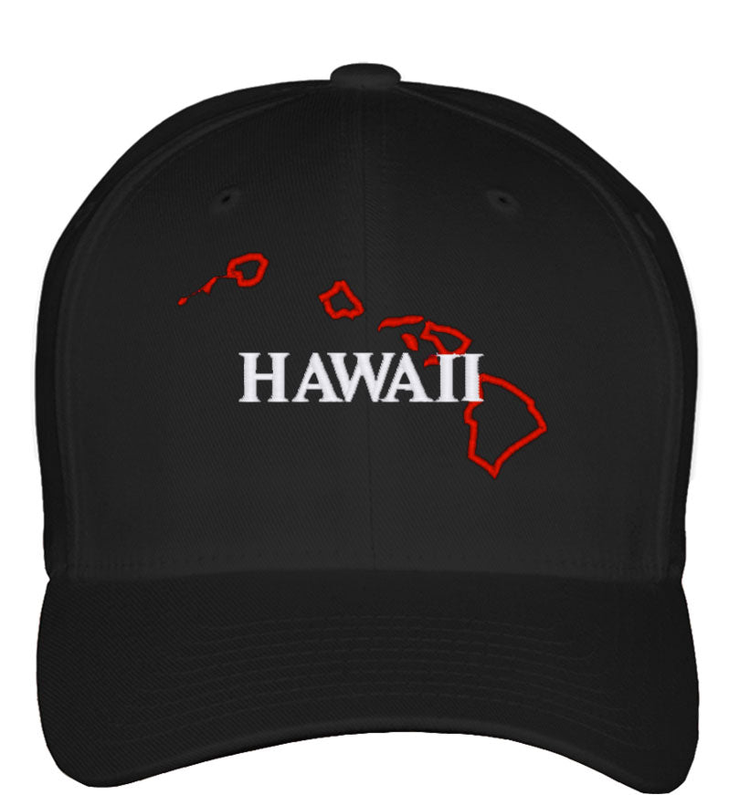 Hawaii Fitted Baseball Cap