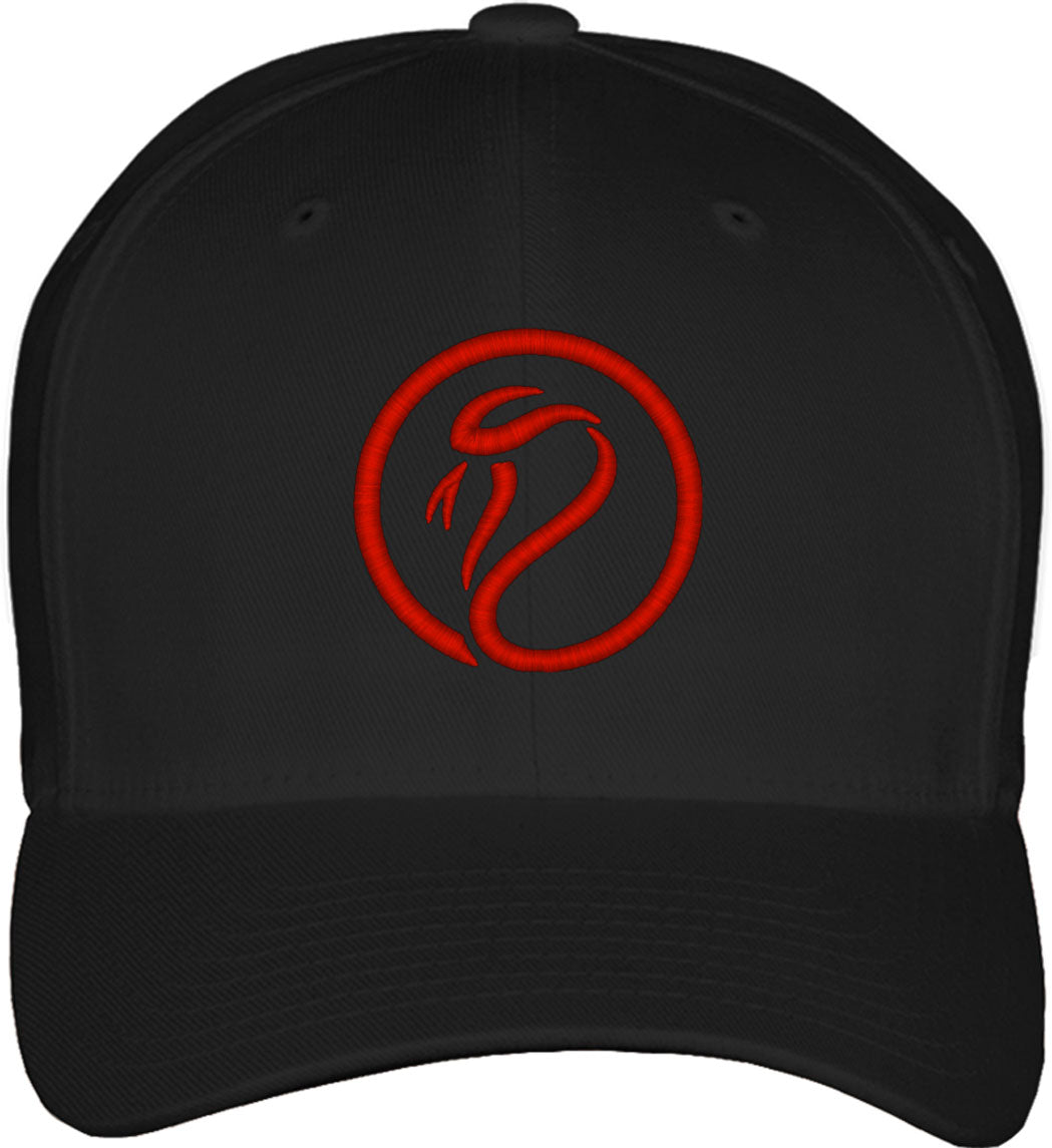 King Cobra Snake Fitted Baseball Cap