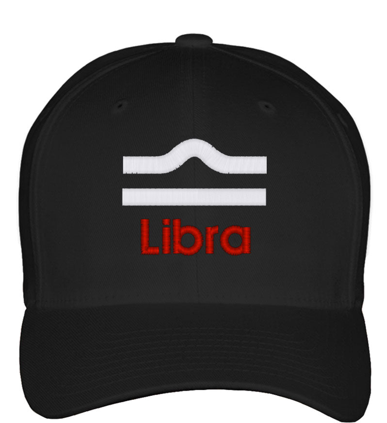 Libra Zodiac Sign Horoscope Astrology Fitted Baseball Cap