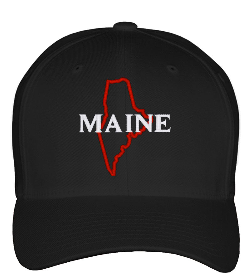 Maine Fitted Baseball Cap