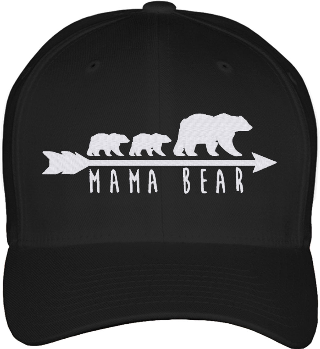 Mama Bear Fitted Baseball Cap