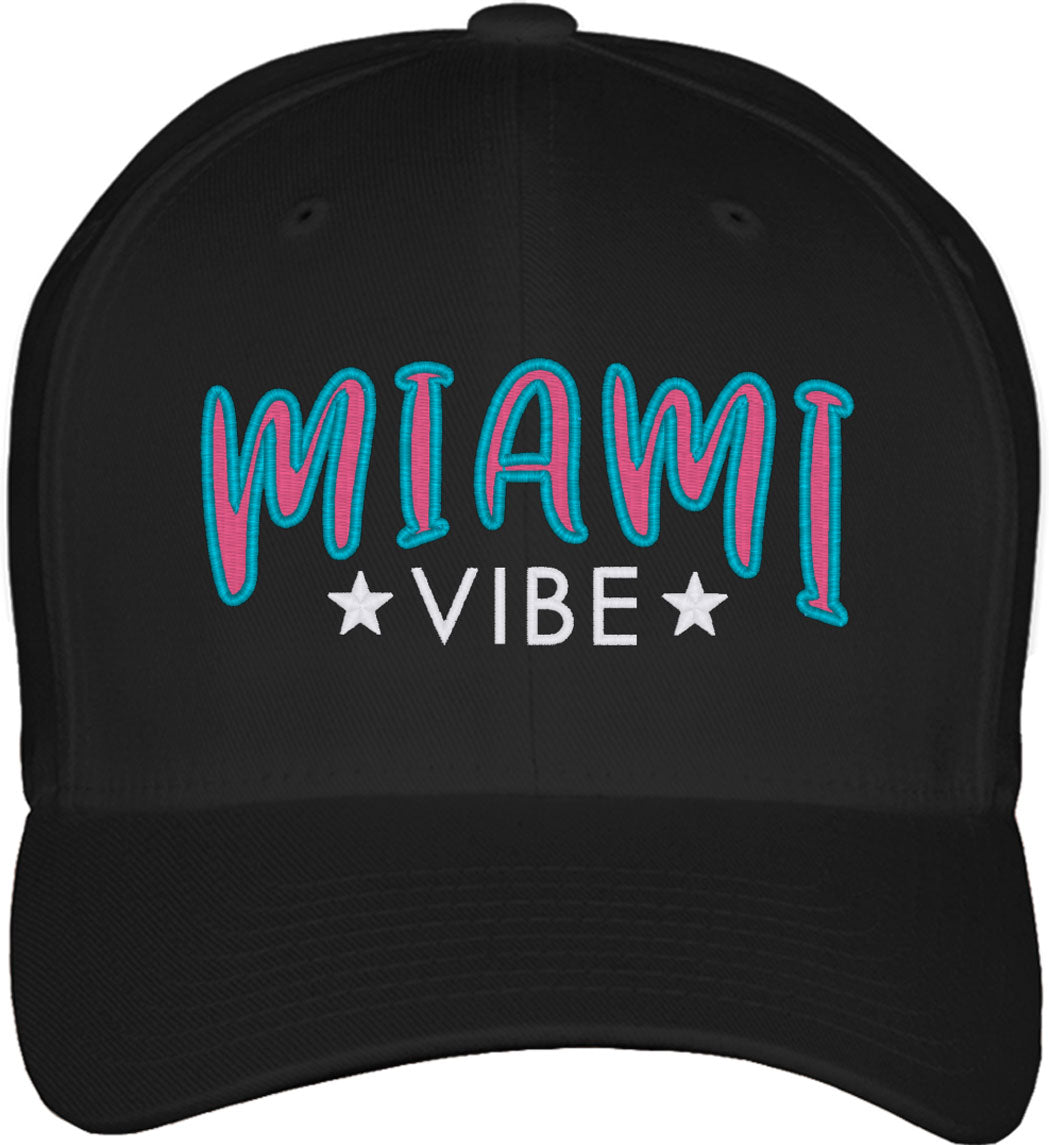 Miami Vibe Fitted Baseball Cap