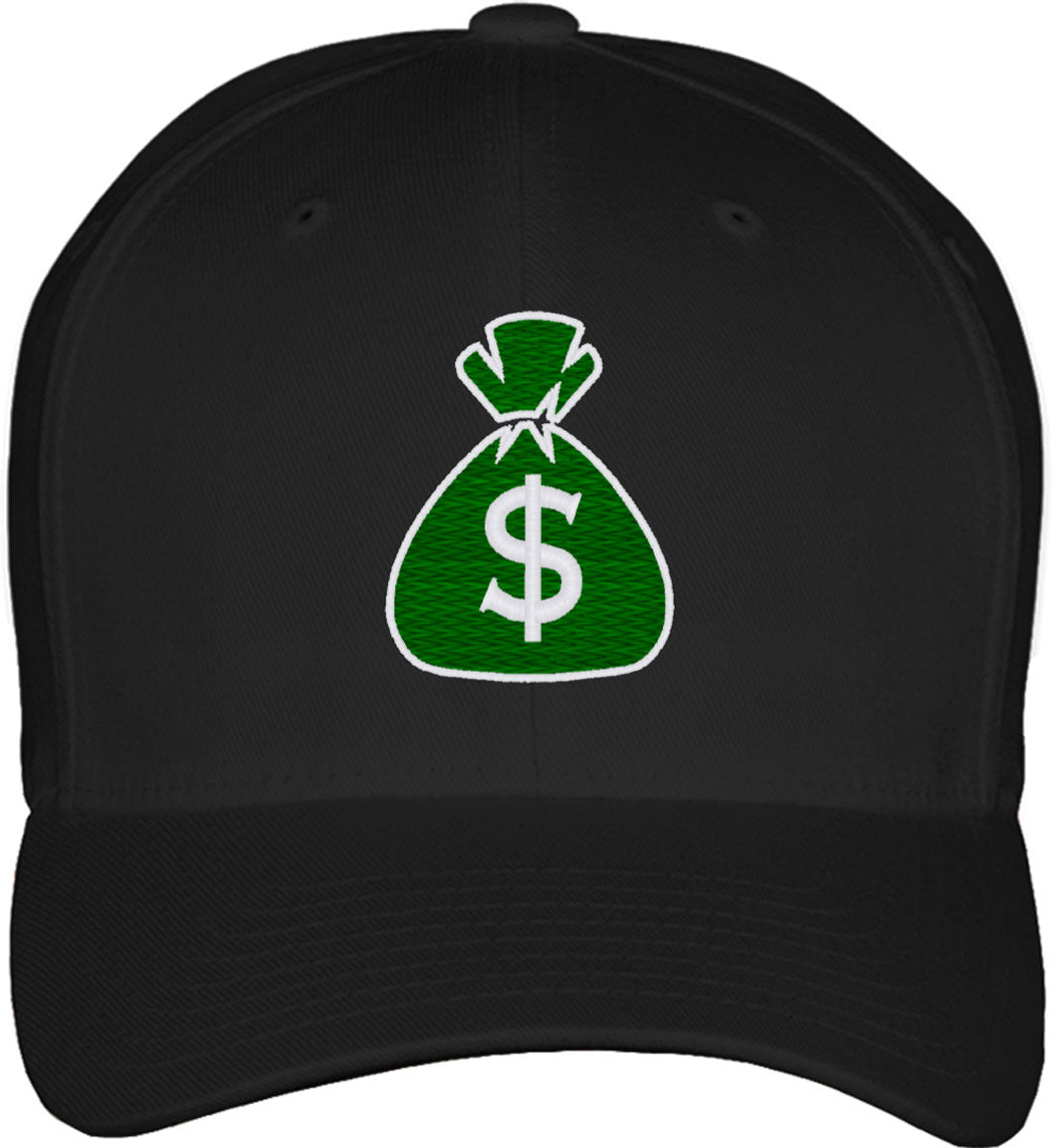 Money Bag Fitted Baseball Cap