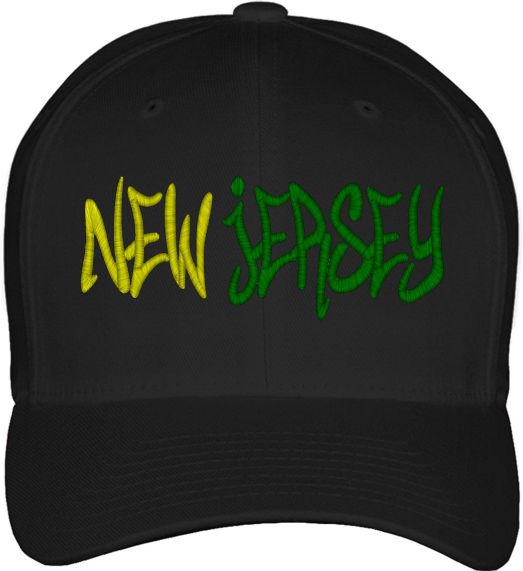 New Jersey Graffiti Fitted Baseball Cap