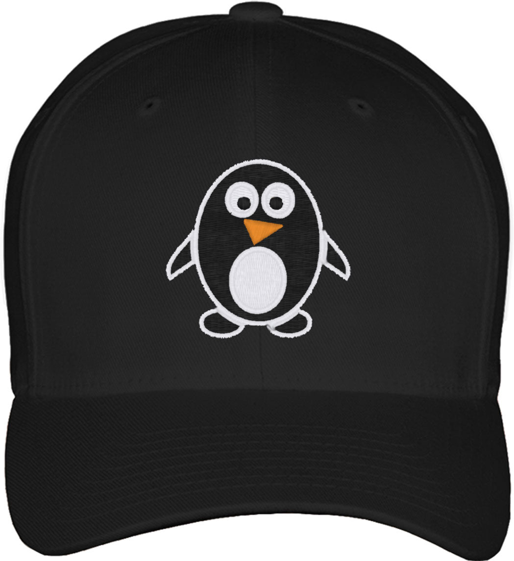 Cute Penguin Fitted Baseball Cap