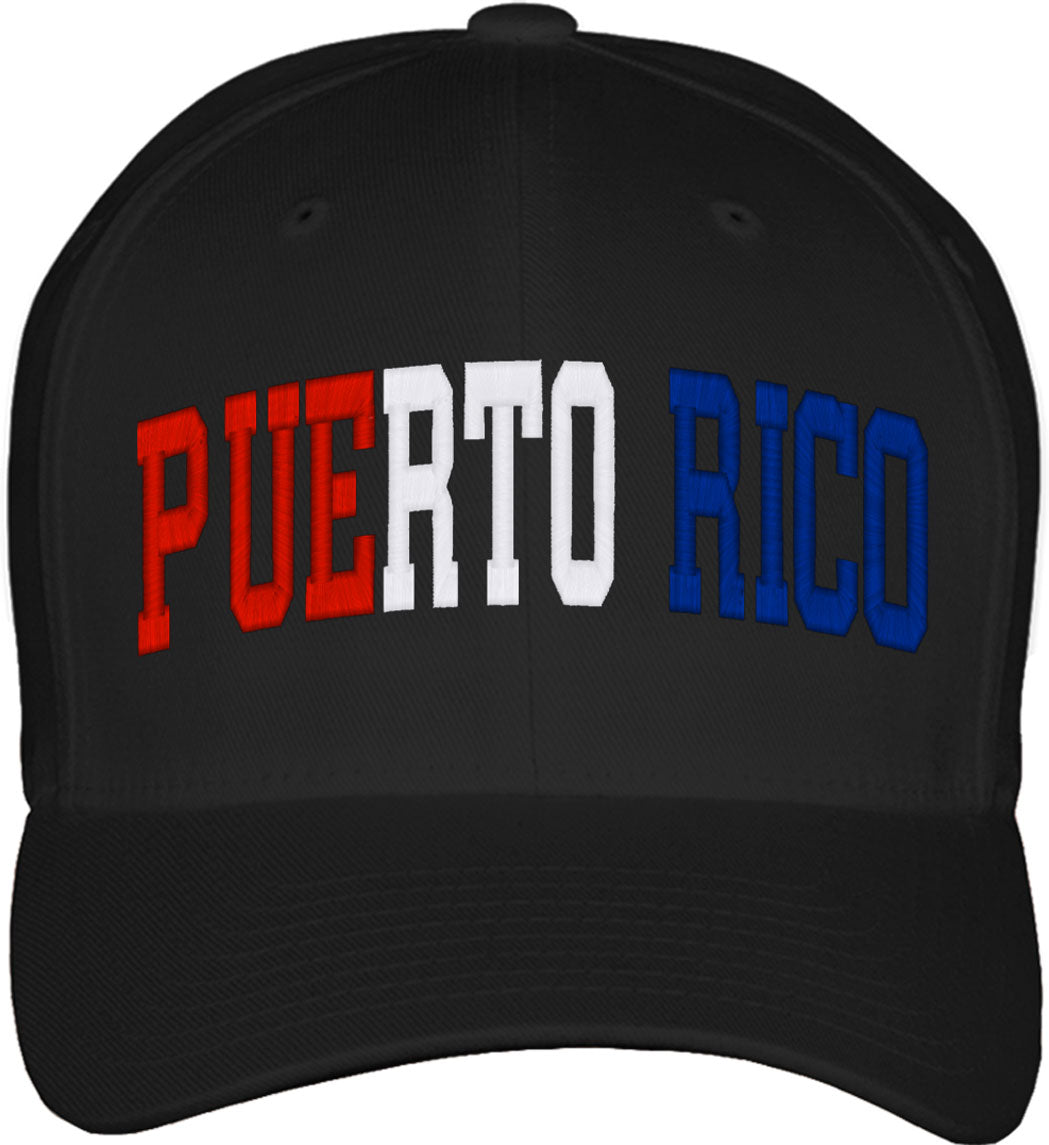 Puerto Rico Fitted Baseball Cap