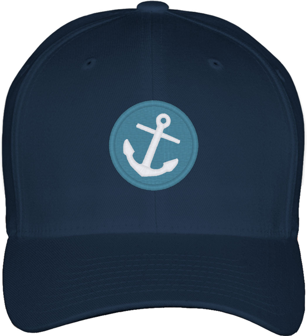Anchor Fitted Baseball Cap
