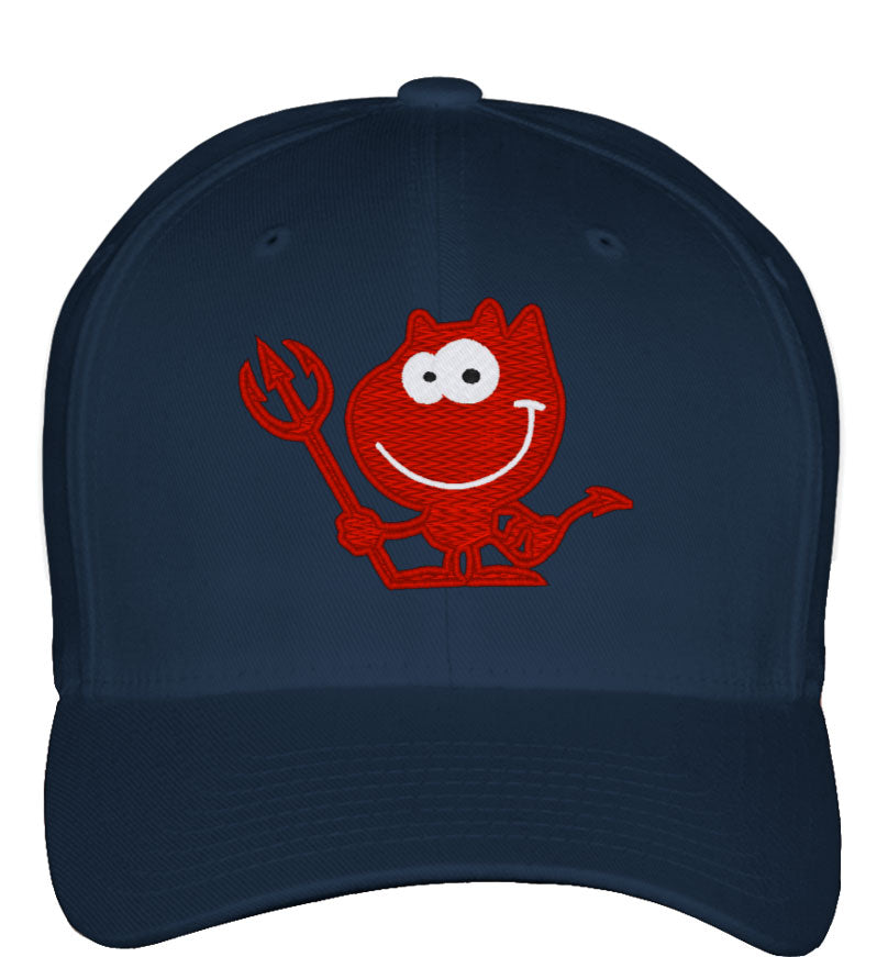 Cute Devil Fitted Baseball Cap