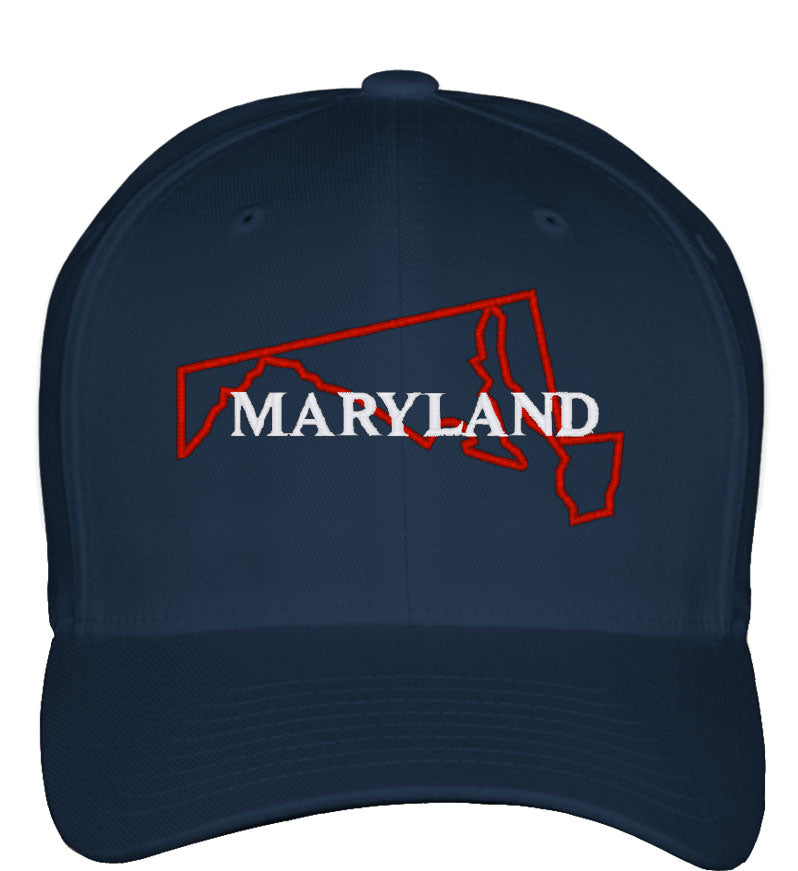 Maryland Fitted Baseball Cap