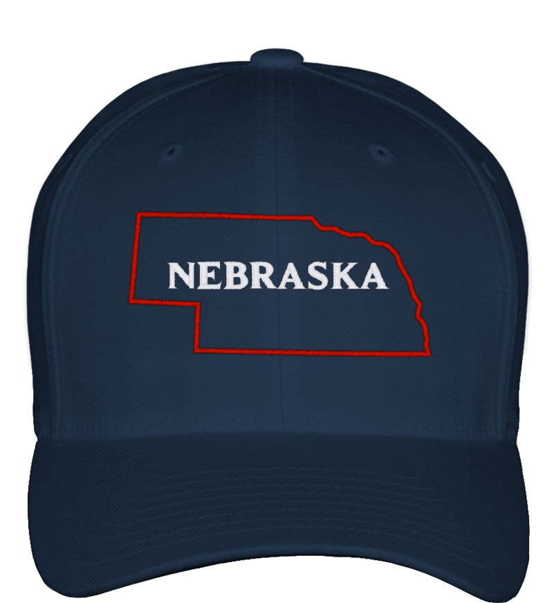 Nebraska Fitted Baseball Cap
