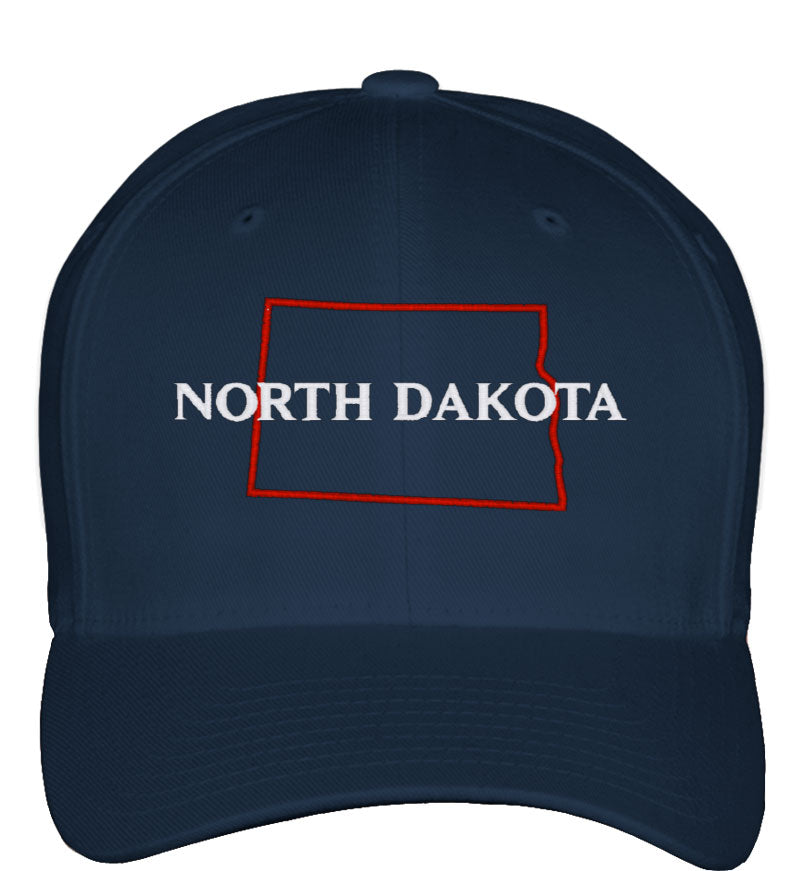 North Dakota Fitted Baseball Cap