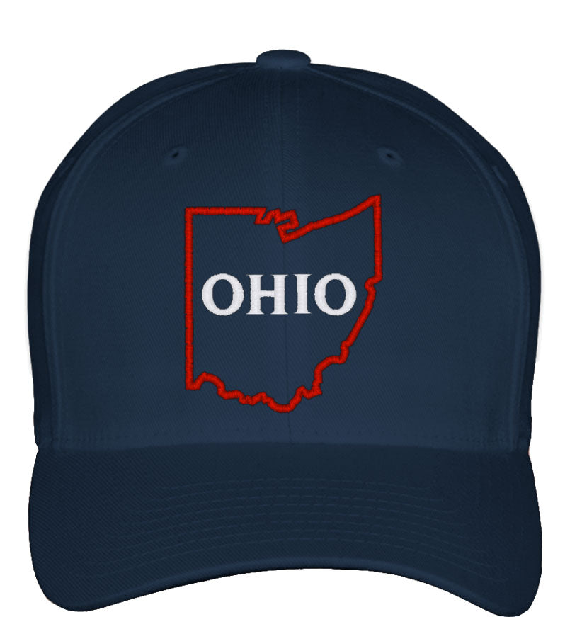 Ohio Fitted Baseball Cap