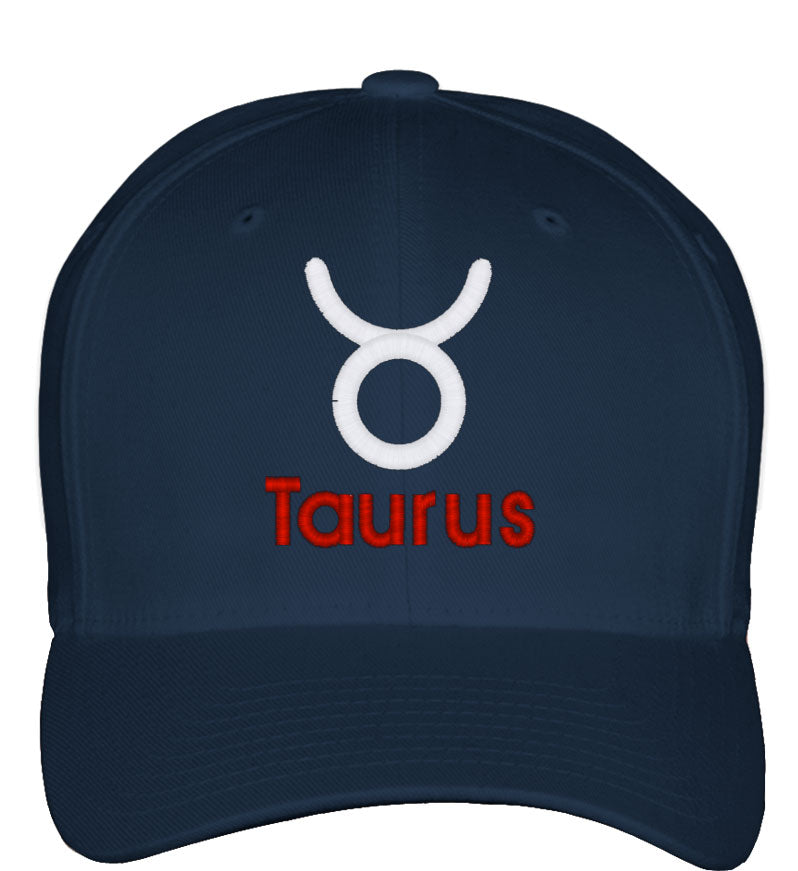 Taurus Zodiac Sign Horoscope Astrology Fitted Baseball Cap