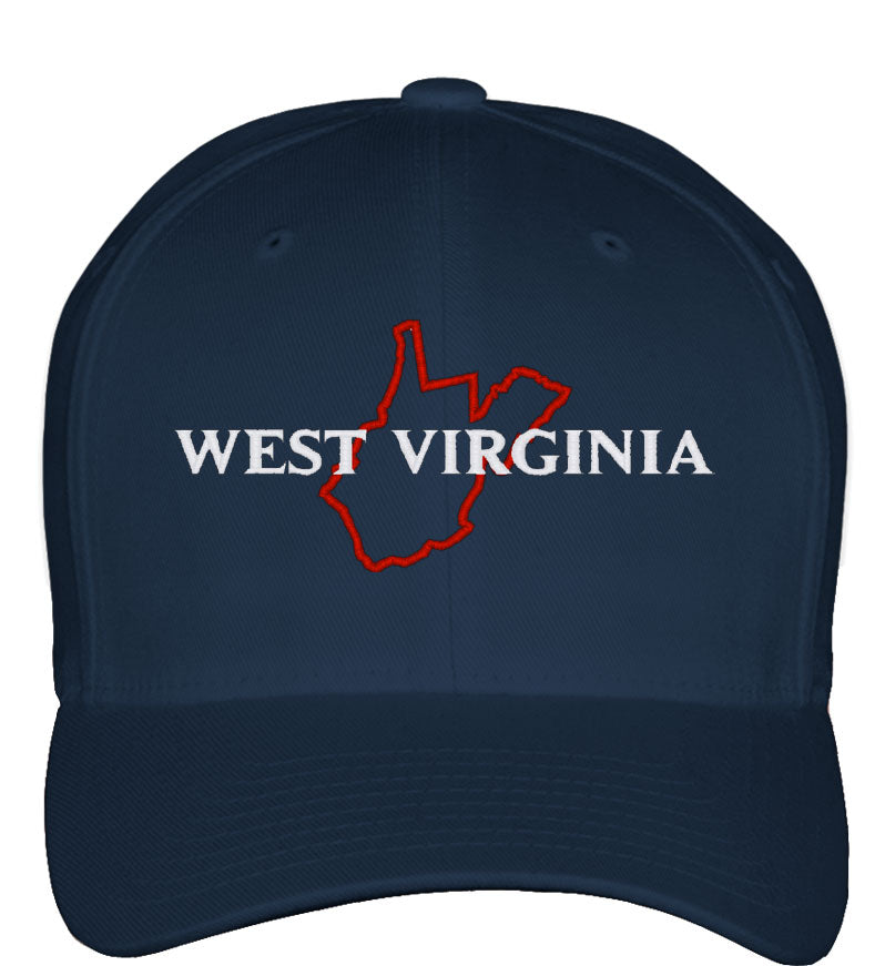 West Virginia Fitted Baseball Cap