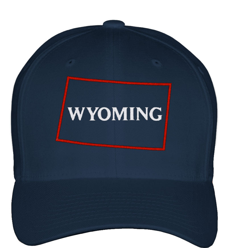 Wyoming Fitted Baseball Cap
