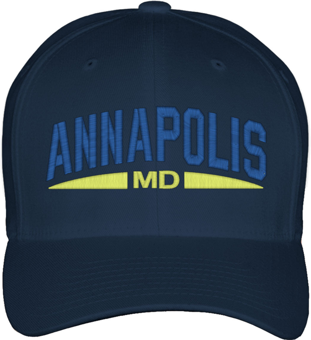 Annapolis Maryland Fitted Baseball Cap