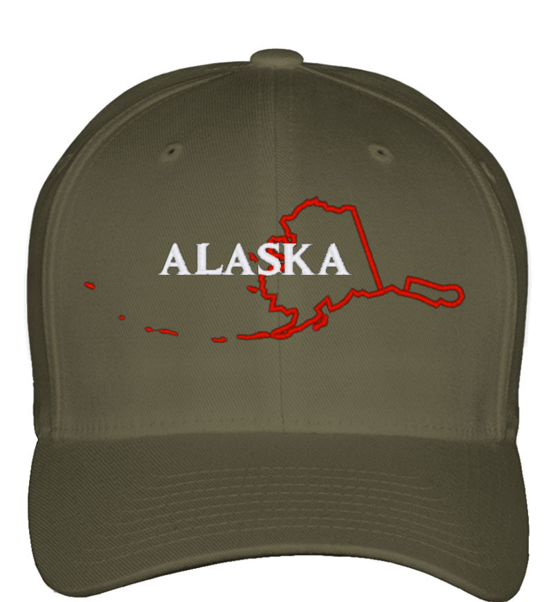 Alaska Fitted Baseball Cap