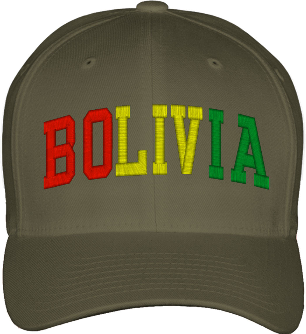 Bolivia Fitted Baseball Cap